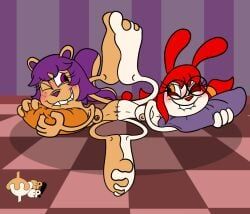 mepwep, big_feet, blush, buckteeth, bunny