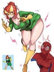 jean_grey, marvel_girl, peter_parker, spider-man, marvel