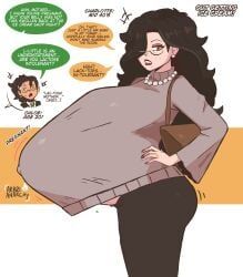 charlotte_(arbrianarchy), oc, arbrianarchy, 2girls, big_belly