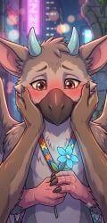 trico, trico_(character), trico_(the_last_guardian), 1boy, 1girls