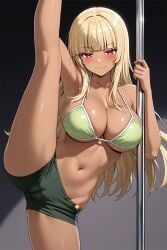 tachibana_mina_(gokukoku_no_brynhildr), gokukoku_no_brynhildr, rena_aikawa_(pixiv_user), 1girl, armpits