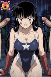 captain_america_(cosplay), kikyou_(inuyasha), inuyasha, hunnyhive(artist), hunnyhivestudio