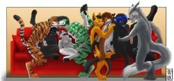areku, character_request, fey_(fey-the-black), linahusky, malachitetiger