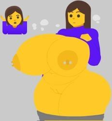 brown_hair_emoji, emoji_(race), videogamedunky, vivran, 1girls