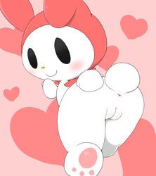 my_melody, onegai_my_melody, pixiv, sanrio, cottontail
