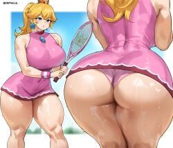 princess_peach, mario_(series), mario_tennis, nintendo, cromwellb