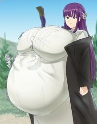 aura_(sousou_no_frieren), fern_(sousou_no_frieren), sousou_no_frieren, bruhemperor, belly