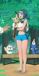 lana's_mother_(pokemon), lana_(pokemon)_(cosplay), litten, mimikyu, pokemon_(species)