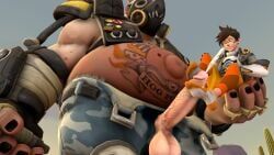 lena_oxton, roadhog, tracer, tracer_(overwatch_2_suit), blizzard_entertainment