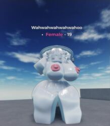 roblox, roblox_condo, 1girls, areolae, barefoot