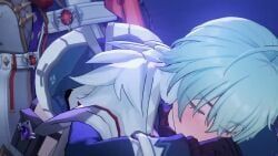 alyosha_(genshin_impact), fatui, genshin_impact, kiryuma, 2boys