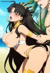 ishtar_(fate), fate_(series), aimisaka, 1boy, 1girl