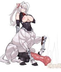 nisetanaqa, 1futa, big_breasts, big_penis, centaur