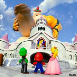 bowser, koopa, luigi, mario, princess_peach
