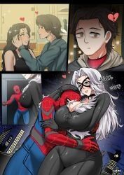 black_cat_(marvel), felicia_hardy, michelle_jones, peter_parker, spider-man