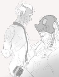 junkrat, roadhog, overwatch, anal_sex, dirty