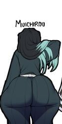muichiro_tokitou, demon_slayer, blackwhiplash, ass_crack, big_booty