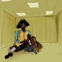 backrooms_creature, captain_clark, clark_(backrooms), pirate_clark, still_life