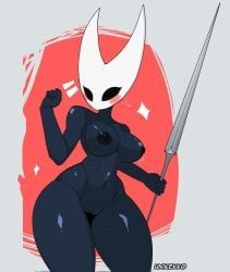 hornet_(hollow_knight), hollow_knight_(franchise), team_cherry, unicuck, action_pose