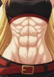 fate_testarossa, abs, abs_focus, midriff, midriff_focus