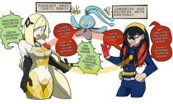 carmine_(pokemon), lusamine_(pokemon), manaphy, sygna_suit_lusamine, nintendo