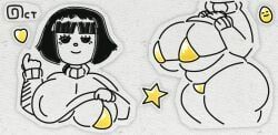 paige_(paperpuppetasmr), paperpuppetasmr, someone_else's_oc, octotron2000, 1girls