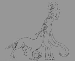 mythology, einin, animal_genitalia, animal_penis, anthro