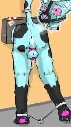 ankle_cuffs, anthro, bdsm, bit_gag, bodily_fluids