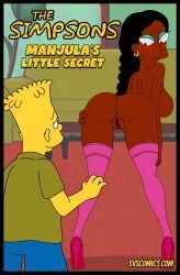 bart_simpson, manjula_nahasapeemapetilon, the_simpsons, svscomics, 1girl1boy