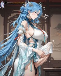 wuthering_waves, machine_muse, 1futa, 1futanari, 1girls