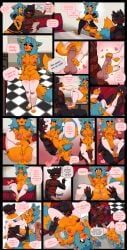 softpawcafe, anthro, anus, balls, breasts