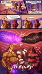 springtrap_(kidde_jukes), fnaf, k_jukesnsfw, kidde_jukes, 3boys