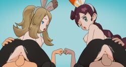 chloe_(pokemon), chloe_cerise, serena_(pokemon), pokemon, pokemon_xy