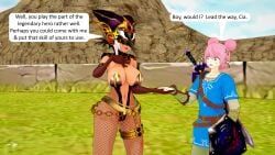 cia_(the_legend_of_zelda), kirby, link_(cosplay), hyrule_warriors, the_legend_of_zelda