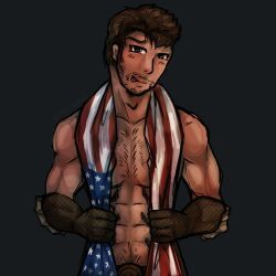 the_deep, the_boys, abdomen, abs, american_flag