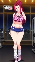 sakaki_ryouko, food_wars, shokugeki_no_souma, boosterred99, blue_shorts