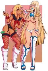 kiryuuin_satsuki, matoi_ryuuko, kill_la_kill, wrenzephyr2, 2girls