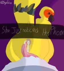 snapchat, angry, anthro, ashley_(electrotiel), avian
