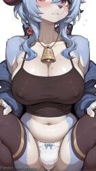 ganyu_(genshin_impact), genshin_impact, decurse, 1girl, bell