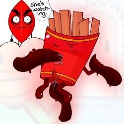 evil_leafy_(bfdi), fries_(bfdi), battle_for_dream_island, battle_for_dream_island_again, bfb