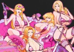 matsumoto_rangiku, mine_fujiko, reiko_katherine_akimoto, tsunade, bleach