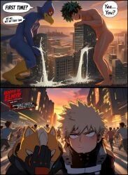 bakugou_katsuki, deku, falco_lombardi, fox_mccloud, izuku_midoriya
