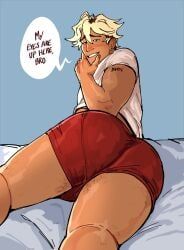 sammy_(hebiwoogie), woogieville, hebiwoogie, 1boy, ass