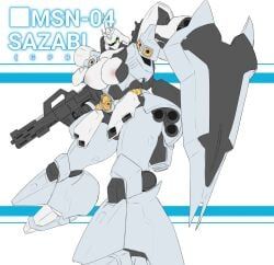 msn-04_sazabi, gundam, mobile_suit_gundam, air_vent, antennae_(anatomy)