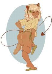 mocha_(klimspree), klimspree, anklet, ass, ass_focus
