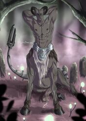 motaro, mortal_kombat, lykostherium, animal_genitalia_on_humanoid, balls