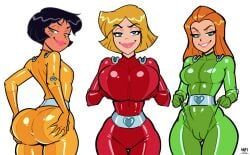 alex_(totally_spies), clover_(totally_spies), sam_(totally_spies), totally_spies, wifi