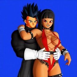 xenoverse_protagonist, dragon_ball_xenoverse, dragon_ball_xenoverse_2, 1girl, 1man