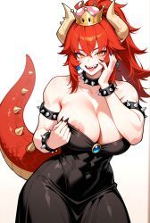 bowsette_(cosplay), super_crown, zentreya, zentreya_(dragon), indie_virtual_youtuber