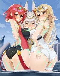 mythra, nia, pyra, queen_nia, xenoblade_(series)